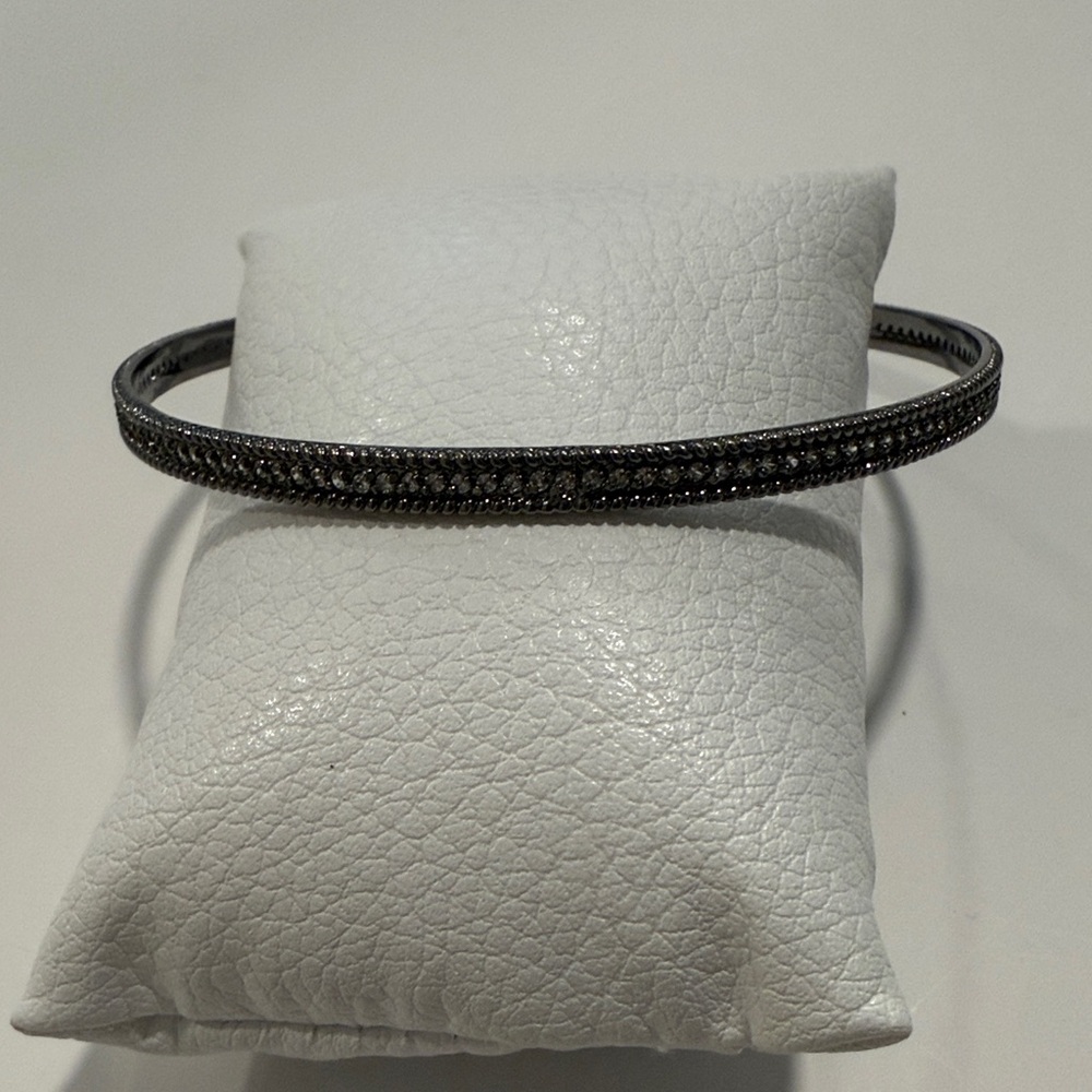 Elegant Black Bangle Bracelet